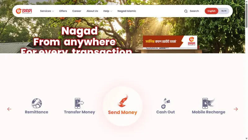 Nagad official website